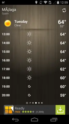 Weather android App screenshot 4